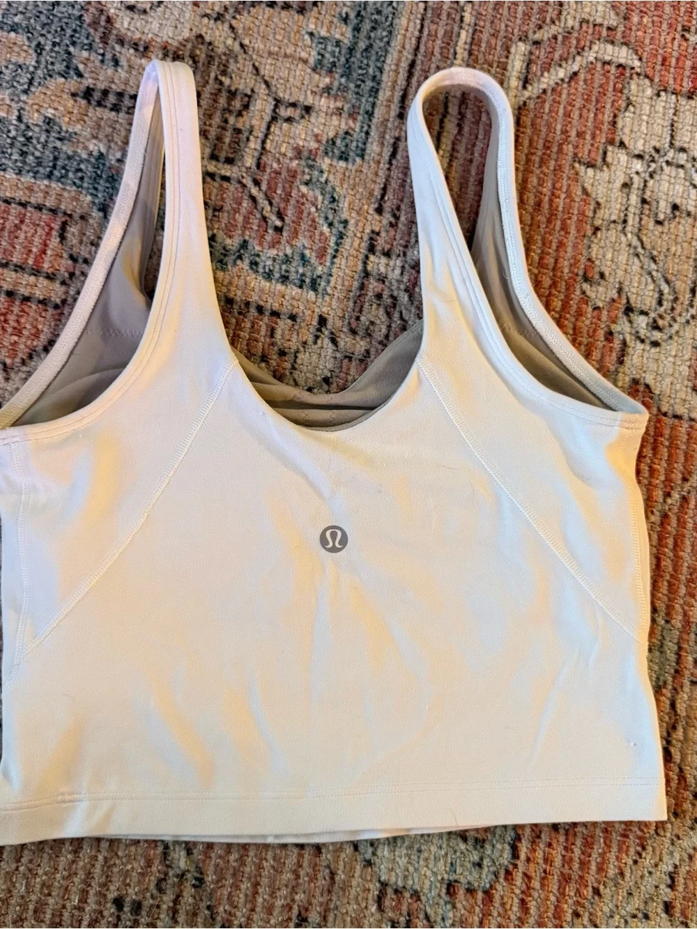lululemon athletica align tank top in white  size 2 or 4, I cannot remember